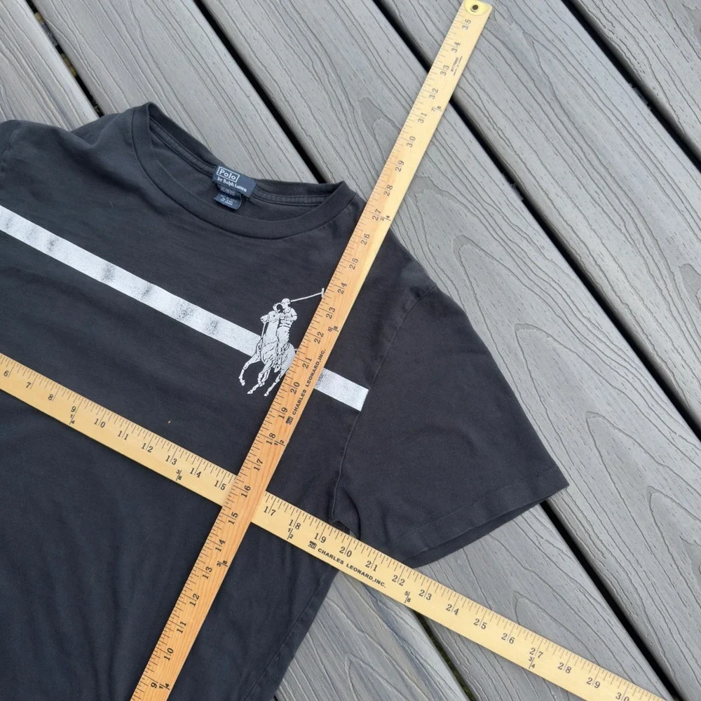 Vintage Single Stitch 90s Polo Ralph Lauren Big Pony Logo Short Sleeve T-Shirt